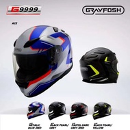 HELMET GRAYFOSH FULL FACE DOUBLE VISOR G9999