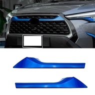 สำหรับ Toyota Corolla Cross 2021 2022 2023ชุดตัวถัง2024กระจังหน้าแถบแต่งกันชน ABS โครเมียมด้านนอกอุป