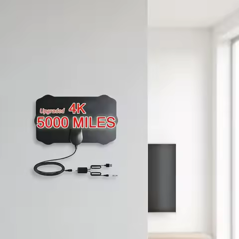 4K High Gain HD TV DTV Box Digital TV Antenna EU Plug 5000 Miles Booster Active Indoor Aerial HD Fla