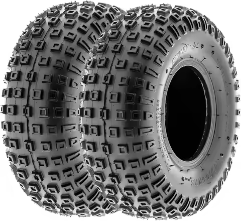 145/70-6 UTV Tire Pair for Loose Terrain Hardpack, 6 PR A011 - Set of 2