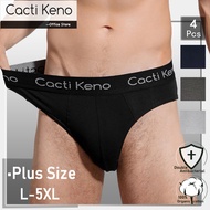 Cacti Keno  4Pcs brief for men sale original  Men's Underwear Plus Size brief for adults men M-5XL  