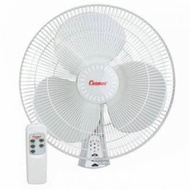 Cosmos 16 WFCR 16 Inch Wall Fan with Remote - Grey Original Kipas Dinding Kipas Angin Kipas Siling