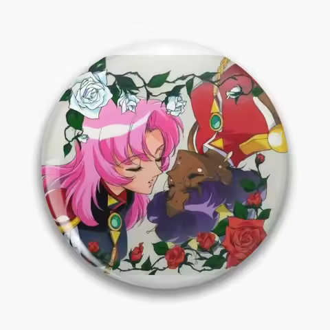 UTENA 1 Pin Buttons Brooches Jewelry Accessory Customize Brooch Fashion Lapel Badges