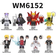 Naruto Sasuke Assembled Building Blocks Minifigure Toy WM6152
