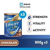 [Bundle of 3] Ensure® Life StrengthProᵀᴹ Chocolate 800g