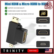 3 in 1 Micro HDM1 Mini HDTV HDM1 to HDM1 Adapter 3D 1080P Male to Female HD Video Converter for Came