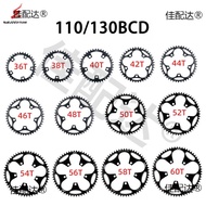 Road Bike Five Claw110/130BCD-36T42T50T60T Positive and Negative Chainring Conversion Single Speed C