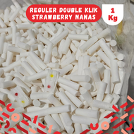 Gabus Busa Filter Reguler Double Klik Strawberry Nanas 1Kg Premium