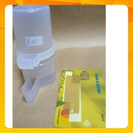 E02 - set of 10 water pipes for crested birds, warblers, thick opaque plastic, model number 2