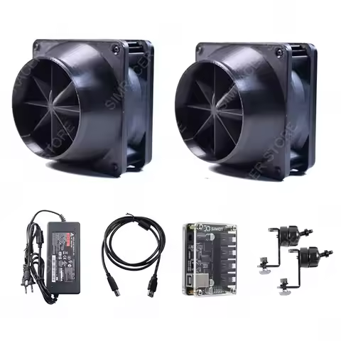 Table Wind Simulator Kit 8m/s High Speed Low Decibel Racing Fan SIMHUB Customizable Wind Speed USB p