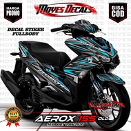 Aerox 155 Old Full Body Decal - Aerox 155 Old Full Body Motorcycle Sticker - Aerox 155 Old Hologram 