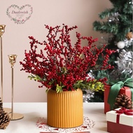 Artificial Cherry Berry Flower Christmas Fruit Bean Red Home Bedroom Gift Office Home Decoration Party Supplies