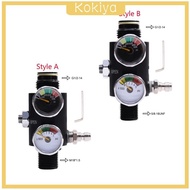 [Kokiya] Diving Cylinder Regulator with Gauge Heavy Duty Replacement Tool Parts Gas Tank for Outdoor Sports