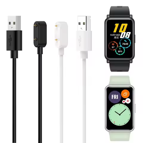 1m USB Charging Cable For Huawei Band 10/9/8/7/6 Charger Cable For Huawei Watch Fit 3/Fit 2/Fit/Hono