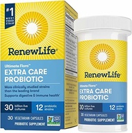 ▶$1 Shop Coupon◀  Renew Life Probiotics 30 Billion CFU Guaranteed, 12 Strains, For Men &amp; Women, Shel