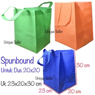 [Isi12] Spunbond Cloth Bag 23x20x30 cm 75 Gsm Cloth Bag/ TALI 23x20x30 cm 23x20 cm Spunbond Press Cl