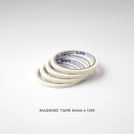 Masking Tape 6mm x 12 meters - Paper Tape 6mm x 12 meters MPI