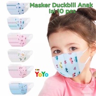 Masker Anak Duckbill 3ply Motif / Masker Anak Motif Kualitas Terbaik
