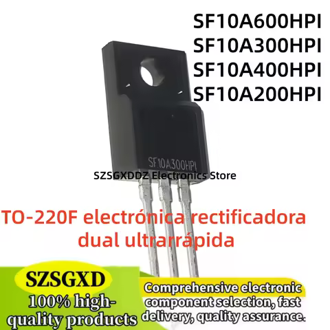 10-20pcs New SF10A600HPI SF10A300HPI SF10A300 SF10A400HPI SF10A200HPI TO-220F Ultra-Fast Dual Rectif