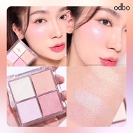 Phấn ( 4 Ô Nhũ Bắt Sáng ) Odbo Signature 4 Highlighter OD1318 ( Mã 65)