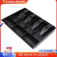 In stock-Cash Register Drawer - Cash Money Tray Replacement 4 Bill/3 Coin Cash Register Insert Tray,