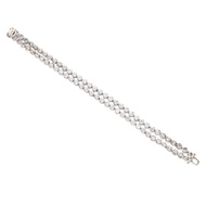 Platinum and 8.65ct Diamond Bracelet