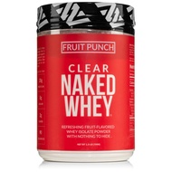 NAKED nutrition Clear Whey Protein Isolate, Fruit Punch, Iso Protein Powder, No Gmos Or Artificial S