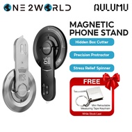 AULUMU G05 Air 5-in-1 Magnetic Phone Stand with Hidden Box Cutter, Ultra Slim Grip, Stress Relief Sp
