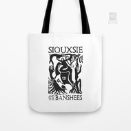 80s post punk music SATB Canvas Tote Bag