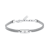 Maserati Mens Jewelry ，Bracelet 18+3.5cm Stainless Steel ， Gold/SilverJM425AVD103-JM425AVD104