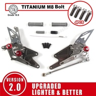 Arashi V2.0 CNC Adjustable Rearset For YAMAHA MT-03 MT-25 2015- 2021 non-U.S.model Motorcycle Footre