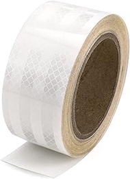 QWORK® Reflective Tape for Vehicles, 5cm*10M (2in x 32ft) Waterproof Reflective Tape Self-Adhesive S