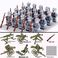 Miniature Figures Eighth Route Army US Army German Army Soldier Figures Heavy Weapons Assembly Model