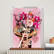 [Acrylic Display Box] Acrylic Display Box Suitable for Lego 10342 Fendai Bouquet Building Block Mode