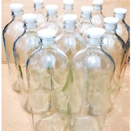 1 Liter Glass Bottle+New plug Cap/Herbal Bottle/Glass Bottle
