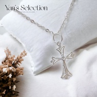 Yans Original S925 Sterling Silver Crucifix Cross Pendant *Loket Salib 925 Perak Tulen *925纯银十字架吊坠