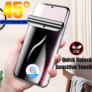 999D Antispy Hydrogel Film For Samsung Galaxy Note 20 Ultra S20 5G Note 10 Plus 9 8 S20Ultra S20Plus Note20 Note10 Note9 Note8 Full Cover Private Antispy Anti Spy Peeping Screen Protector Not Glass Soft Privacy Protective Film