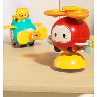 Suction Cup Helicopter Baby Toy | Sensory High Chair Toy for 3-18 Months