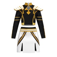 Kpop Huntrix Zoey Mira Rumi Demon Hunters Cosplay Costume Full Set Women Girl Black Golden Suit Hall