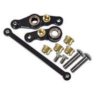 Metal Steering Components Steering Assembly for Tamiya DF01 TA01 TA02 M1025 HUMMER RC Car Upgrades P
