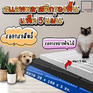 แผ่นรองกรง สแลทพลาสติก (แพ็ค5แผ่น) - รุ่นใหญ่ - ถาดรองพื้น สแลทรองพื้น พื้นรองพื้น สแลทหมู แผ่นรองกรงหมา