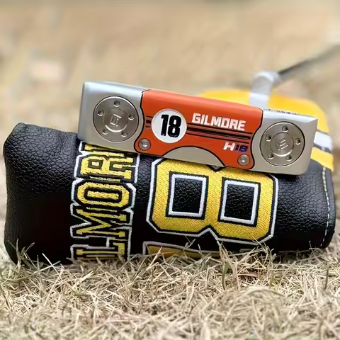 1pc Golf Putter - Forged S-shaped shaft, 18 digit design, widened club head 32-36 inches, equipped w