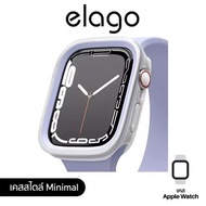 ELAGO DUO CASE เคส APPLE WATCH 9 / 8 / 7 / 6 / 5 / 4 / SE 1 / SE 2 ขนาด 40 / 41MM - CLEAR / PURPLE