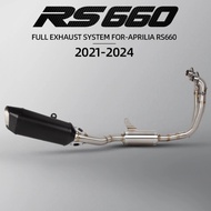 For Aprilia RS 660 RS660 TUONO660 21-23 racing Full Exhaust muffler System Motorcycle S-CR1 project 