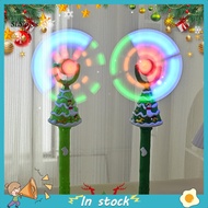 SLS_ Christmas Gift for Children Christmas Tree Shape Toy 360 Degree Rotating Christmas Wind Lights with Music for Kids Perfect Children's Gift for Festive Season Colorful