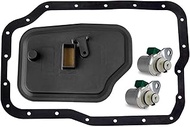 HERCOO 4F27E/FN4A-EL Transmission Shift Solenoid Kit with Filter Gasket XS4Z-7A098AB/FN01-21-500 Com