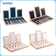 [mojotorw7] Jewelry Display Stand, Large Capacity Bamboo Jewelry Holder, Jewelry Display