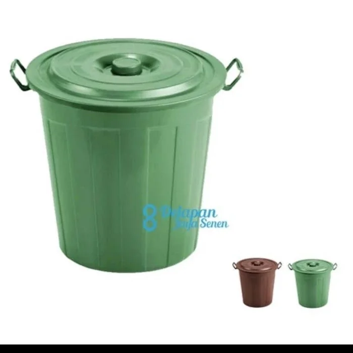 Ember Tutup + Gagang Bak Tampung Air Jumbo Besar Plastik Tebal Kapasitas 80 Liter Water Bucket Gentong Air Kamar Mandi WC Toilet Tong Tempat Sampah Jumbo Cafe Restoran Rumah Makan Hotel Mall Kantor Dapur Katering Pasar Outlet Trash Bin Ember Jumbo Bak Air