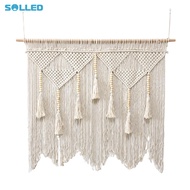 Macrame Wall Hanging Decor Hand Woven Bohemian Tapestry For Apartment Living Room Bedroom Wall Art D
