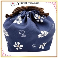 Marimo Craft Lunch Drawstring Bag NV Snoopy W270 x H210 x D185mm SPZ-3377 【Direct From Japan】